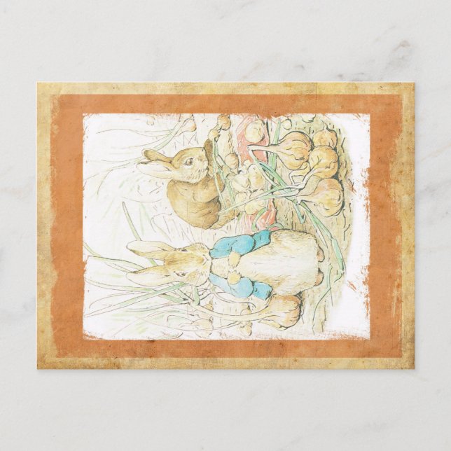 KANIN för KANIN för påskhälsningkort Helg Vykort (Framsida)