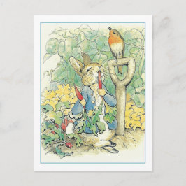 Kanin Garden Carrots efter Beatrix Potter Postcard Vykort