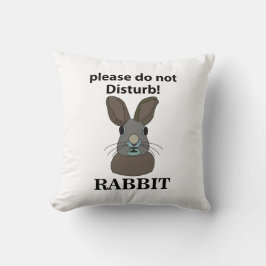 Kanin, gör inte skillnad på rabbit kudde