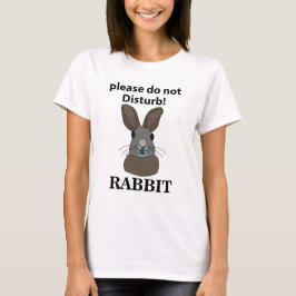 Kanin, gör inte skillnad på rabbit t shirt