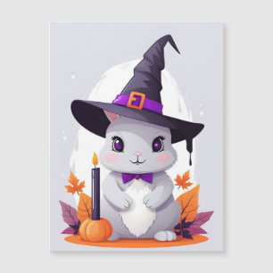 Kanin Halloween Söt Behaglig Rolig Djur Magi