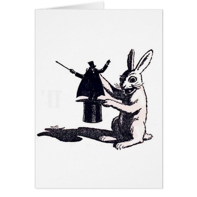 Kanin hämnd hälsningskort (Framsidan)