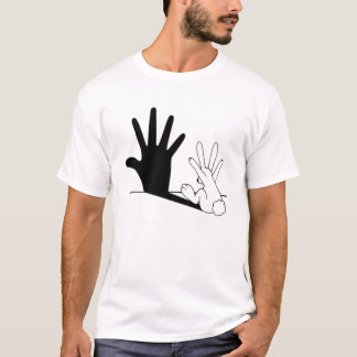 Kanin handskugga t shirt