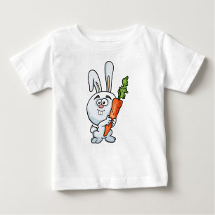 Kanin, hare, morot t shirt