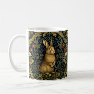 Kanin i art nouveau stil kaffemugg