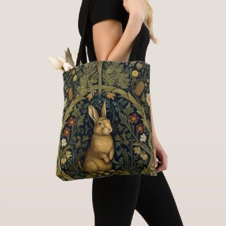 Kanin i art nouveau stil tygkasse