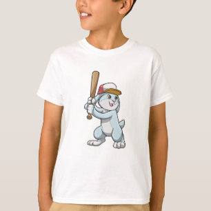 Kanin i Baseball med Baseball fladdermus T Shirt