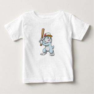 Kanin i Baseball med Baseball fladdermus T Shirt