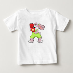 Kanin i boxning med boxhandskar t shirt