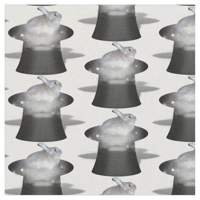 Kanin i en Magic Hat Tyg (Närbild)