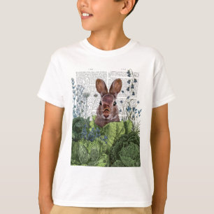 Kanin i ett kål t shirt