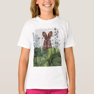Kanin i ett kål t shirt