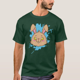 Kanin i japansk Kawaii-stil Djurvän T Shirt
