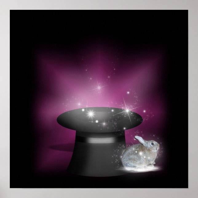 Kanin i Magic Hat Poster (Framsidan)