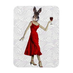 Kanin i Red Dress 2 Magnet