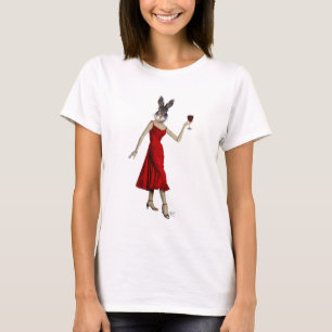 Kanin i Red Dress T-shirt