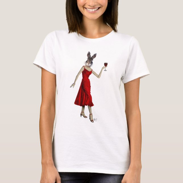 Kanin i Red Dress Tee (Framsida)