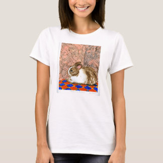 Kanin i rummig kvinna skjorta för T T-shirt