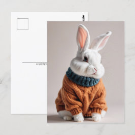 Kanin i sötare, vykort för postkorsning