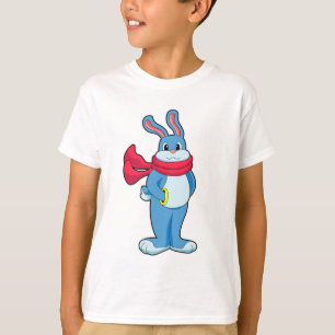 Kanin i vinter med Scarf T Shirt