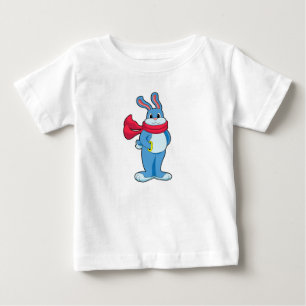 Kanin i vinter med Scarf T Shirt