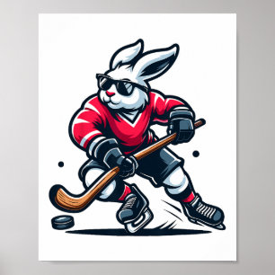 Kanin Ishockey Kanin Påskdag Poster