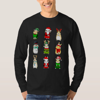 Kanin jul tomte hatt ren snö man rabbis  t shirt