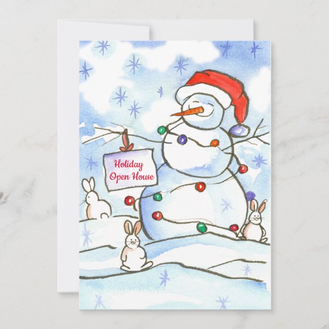 Kanin - Julens Helgdag - inbjudan till öppet hus (Framsida)