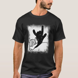 Kanin Kanin Älskar Dig Hand Teckenspråk Skugga Bl T Shirt