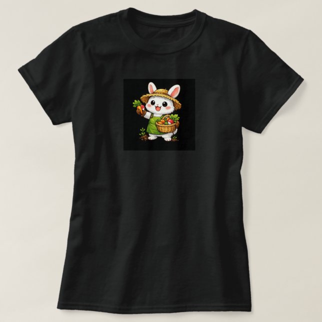 Kanin Karaktär illustration T Shirt (Design framsida)