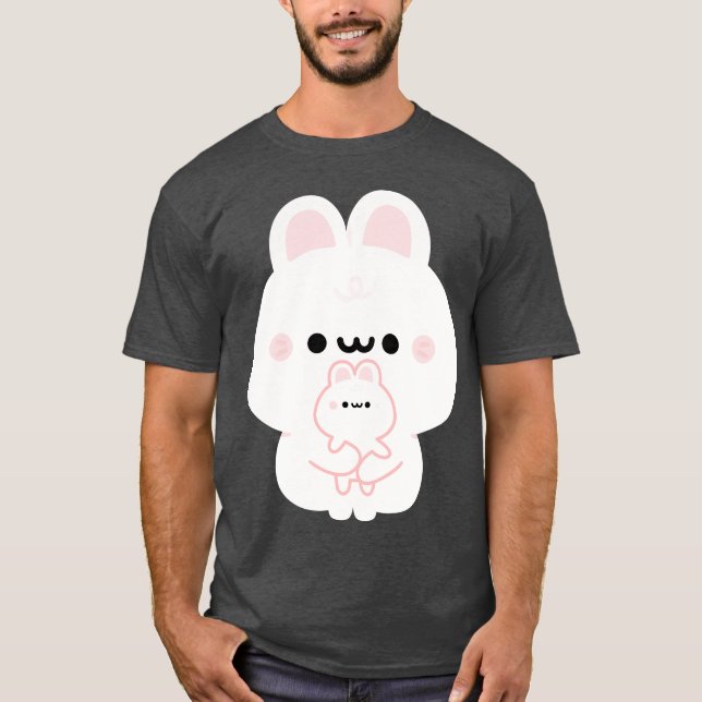 Kanin kärlek vänner t shirt (Framsida)