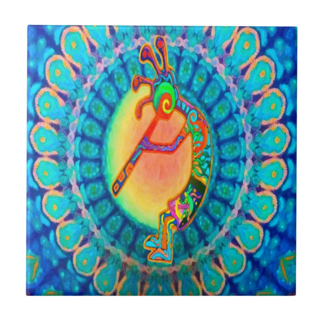 Kanin Kokopelli Kakelplatta (Framsidan)