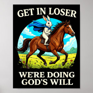 Kanin Kom In Förlorare Gjorde Guds Vilja Kristna Poster
