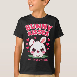 Kanin-kyssar fixar allt sött kanindesign t shirt