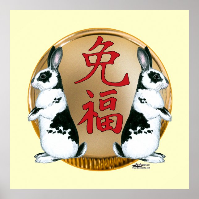 Kanin-Lycka till Poster (Framsidan)