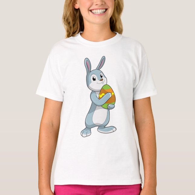Kanin med ägg t shirt (Framsida)