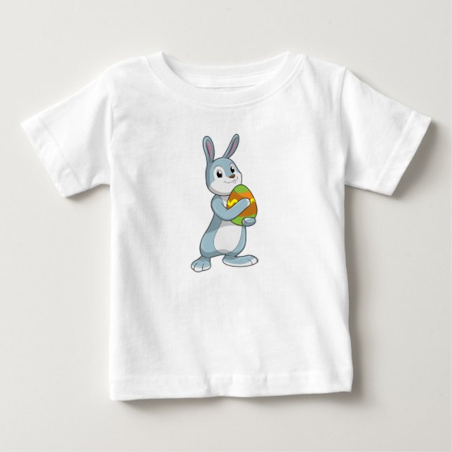 Kanin med ägg t shirt (Framsida)