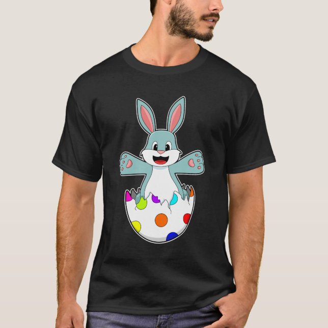 Kanin med ägg t shirt (Framsida)