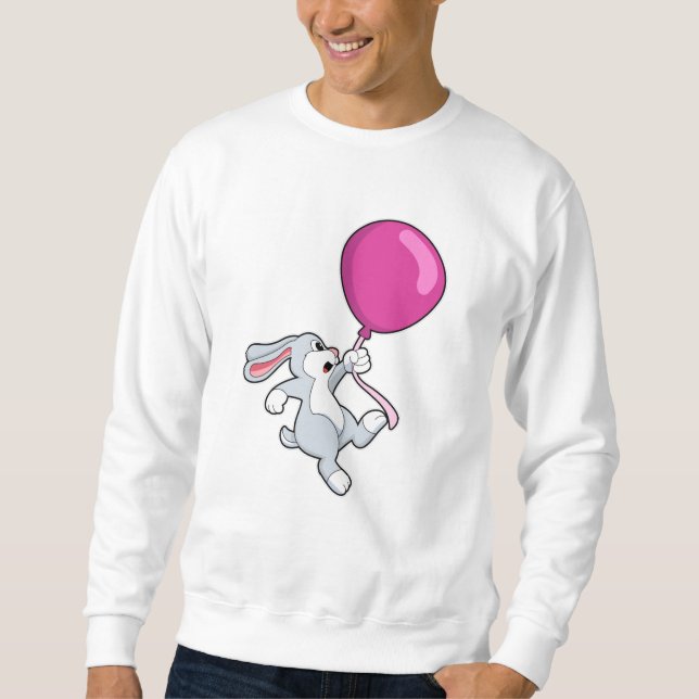 Kanin med Balloon Lång Ärmad Tröja (Framsida)