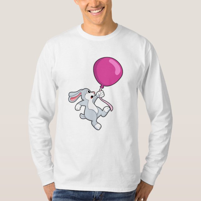 Kanin med Balloon T Shirt (Framsida)