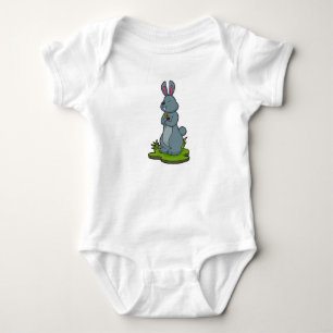 Kanin med blommor t shirt