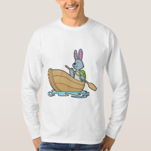 Kanin med Boat & Paddle T Shirt