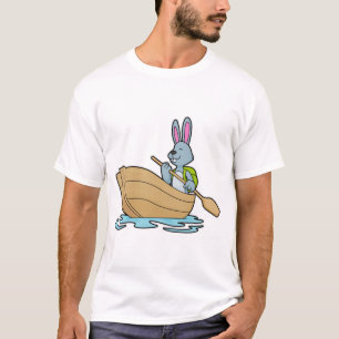 Kanin med Boat & Paddle T Shirt