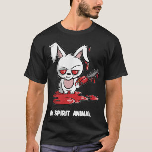 Kanin med Chainszit Min andliga kål T Shirt