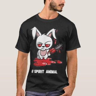 Kanin med Chainszit Min andliga kål T Shirt