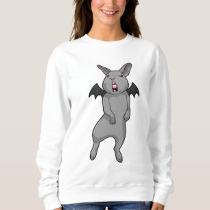 Kanin med Fladdermus vinge T Shirt