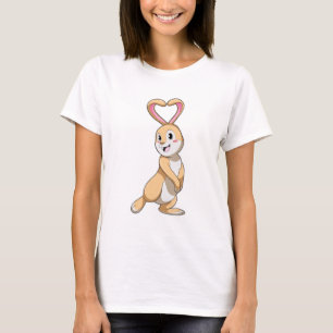 Kanin med hjärta t shirt