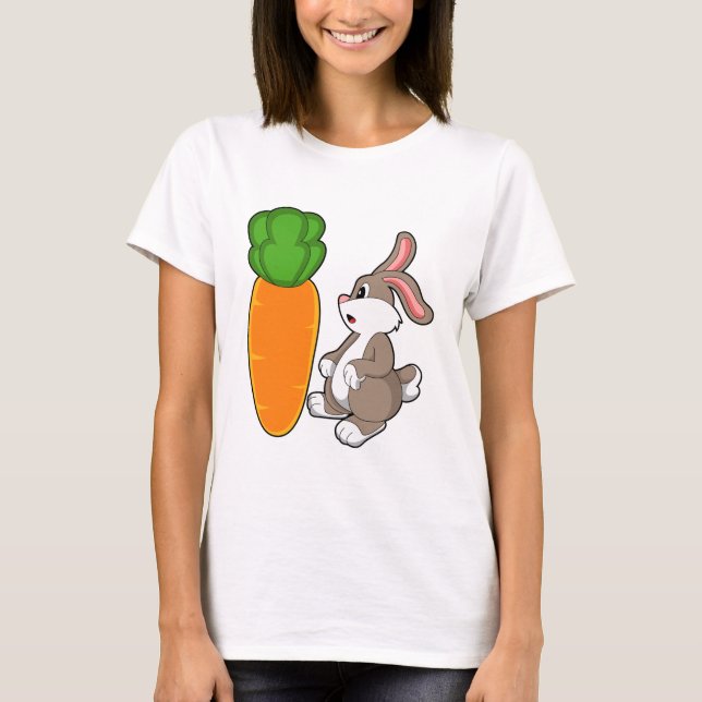Kanin med morot (2).PNG T Shirt (Framsida)