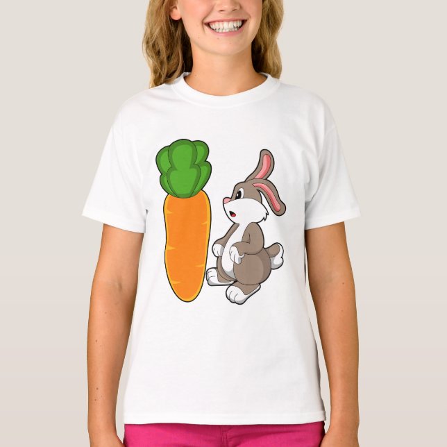 Kanin med morot (2).PNG T Shirt (Framsida)