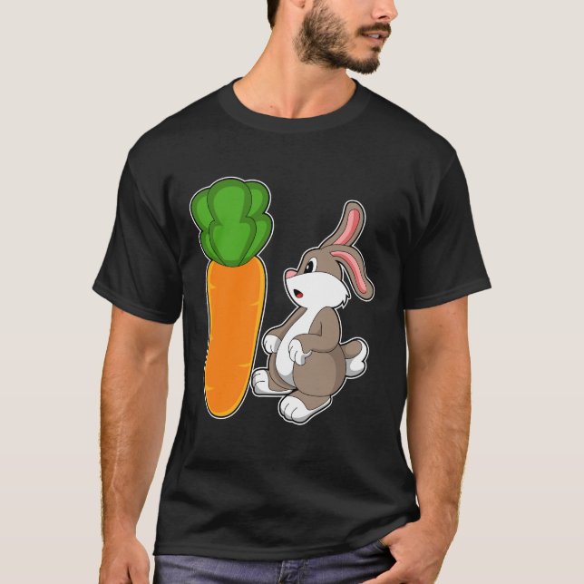 Kanin med morot (2).PNG T Shirt (Framsida)